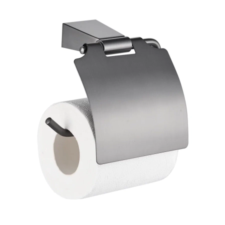 Держатель для туалетной бумаги Shevanik SG5705T, оружейная сталь