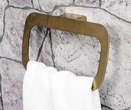 Кольцо для полотенец WasserKRAFT Aisch K-5960 Золото матовое, артикул K-5960