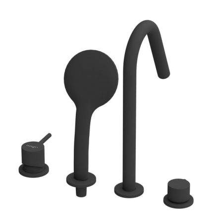 Смеситель на борт ванны LEAF-BVDM4-L, артикул LEAF-BVDM4-L-NOP