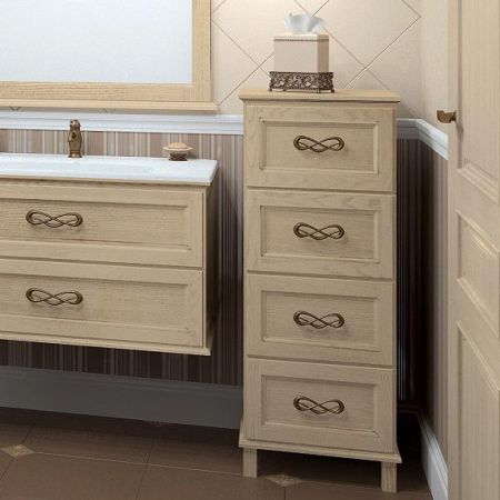 Зеркало Гарда 90 Opadiris Слоновая кость