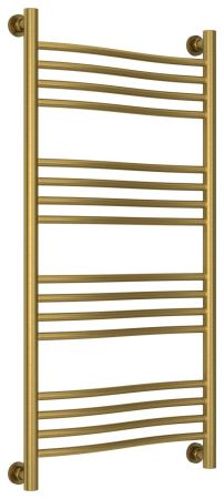 Полотенцесушитель водяной "ФЛЮИД+" 1000х500 (Состаренная Латунь), артикул 051-0222-1050