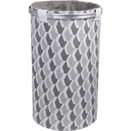 Корзина для белья Fixsen FX-1033А Серая