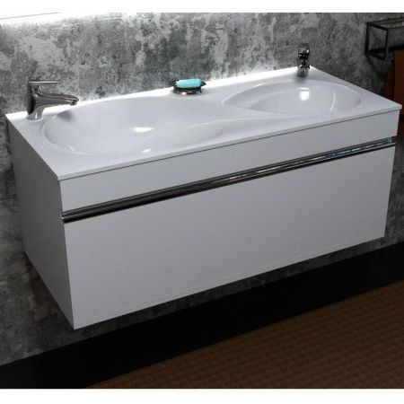 Тумба под раковину Velvex Otto 100 tpOTT.100-21.11 Белая, артикул tpOTT.100-21.11