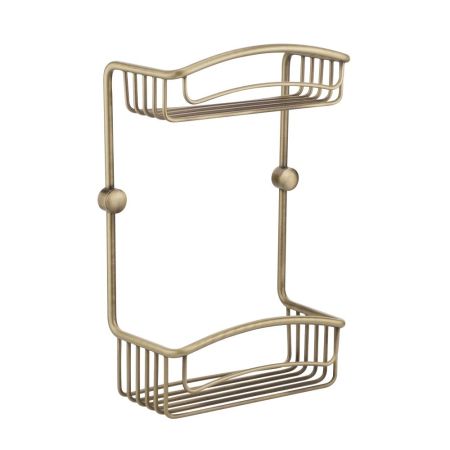 COMPLEMENTI Решетка двойная L20xP10xH30 см., бронза, артикул 22026