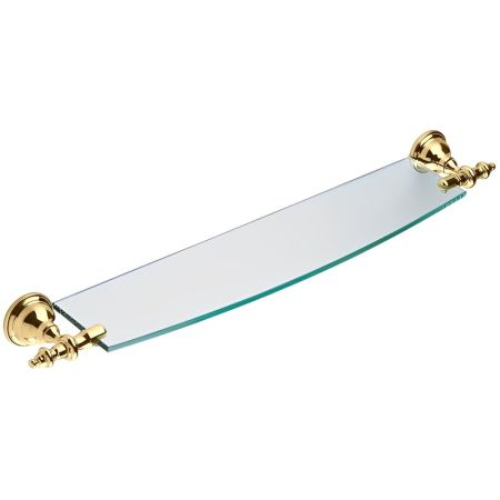 Полка стеклянная Webert Armony AM500701010, золото, артикул AM500701010