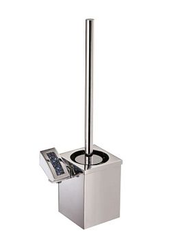 Sanibano Estrella, настенный металлический ерш, цвет хром-кристаллы Swarovski bermudа blue