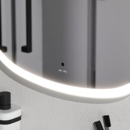 M8FMOX0651WGH Зеркало универсальное с контурной LED-подсветкой, ИК- сенсором, вытянутое, 65*124см, артикул M8FMOX0651WGH