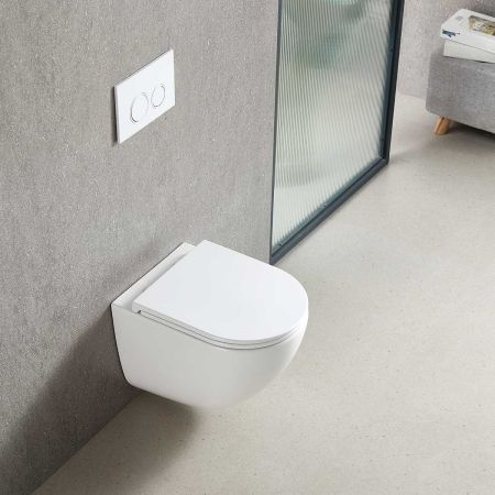 подвесные унитазы Vincea Унитаз подвесной Bien VT1-51T Tornado, цвет белый, ультратонкое soft-close сиденье,, артикул VT1-51T