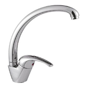 Смеситель для кухни Cron CN4129, хром