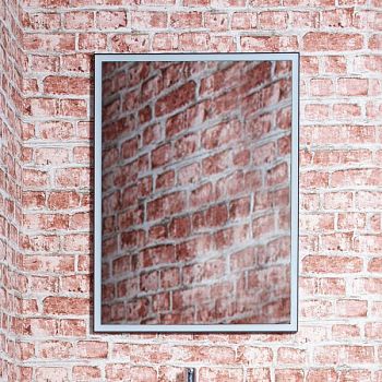 Зеркало Бриклаер ЛОФТ 60 см, сенсор на зеркале бесконтактный