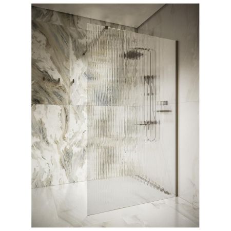 Душевая перегородка Knotlor WI120CG1GM 120х200, оружейная сталь, артикул WI120CG1GM