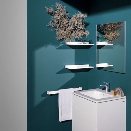 Полотенцедержатель, Laufen, Kartell by Laufen, одинарный, ширина, мм-600, глубина, мм-75, высота, мм-40, тип установки-настенный, материал-пластик, цвет-плотный белый, артикул 3.8133.2.090.000.1