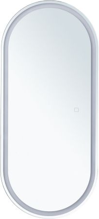 Зеркальный шкаф Aquanet Монте 40 белый, с LED подсветкой