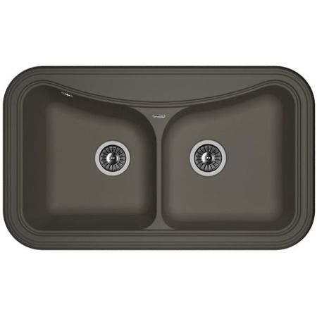 Кухонная мойка Florentina Крит-860 20.115.E0860 Антрацит, артикул 20.115.E0860.302