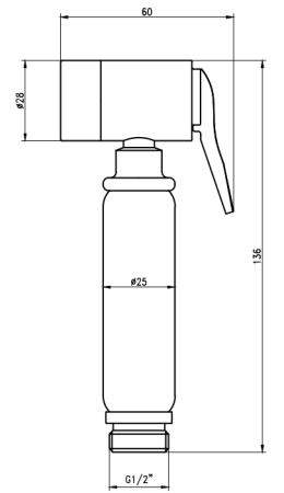 Гигиенический набор Savol SK-PQT04, хром, артикул SK-PQT04