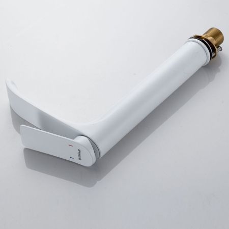 Смеситель для раковины высокий Shevanik S4111C, белый