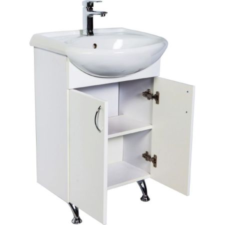 Тумба с раковиной Orange Роса Ro-45TUW Белая