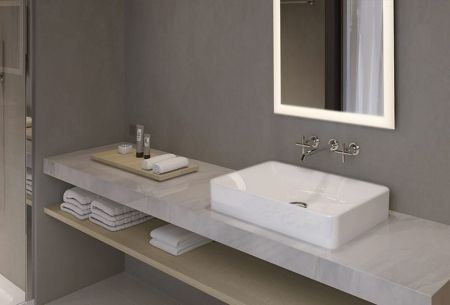 EVF102-00 раковина на столешницу VOX без отв. под смеситель /60х40/ (бел), артикул EVF102-00