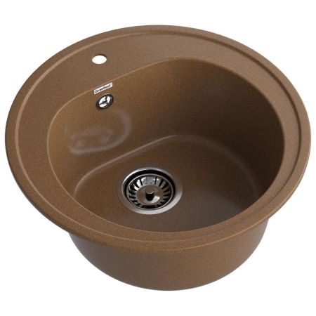 Кухонная мойка GranFest RONDO 510, терракот, артикул R-510 терракот