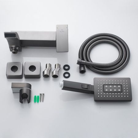 Смеситель для ванны Rose R1552T, пепельный, артикул R1552T