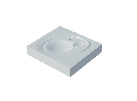 Раковина над стиральной машиной Пальмира 60*55 с кронштейнами