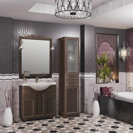 Мебель для ванной Тибет 85 Opadiris Орех антикварный, артикул 