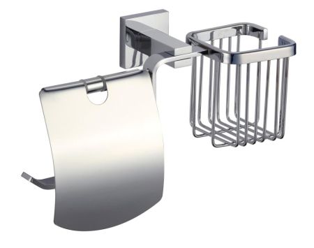Держатель для туалетной бумаги и освежителя Savol S-L06551A, хром, артикул S-L06551A