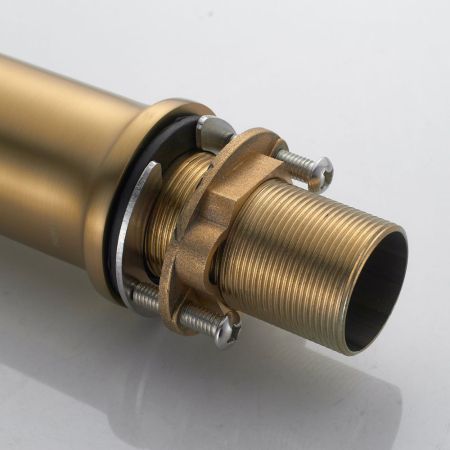 Смеситель для раковины высокий Shevanik S4311G, золотой сатин, артикул S4311G