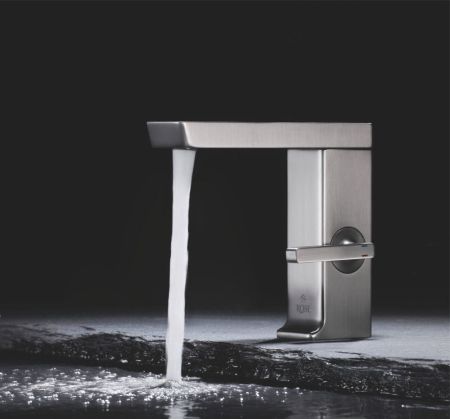 Смеситель для раковины Rose R18T R1801T, оружейная сталь