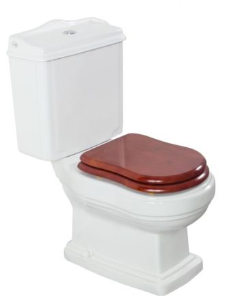 Унитаз компакт Veragio Old Italy VR.OLD-2594.BI без сиденья и бачка