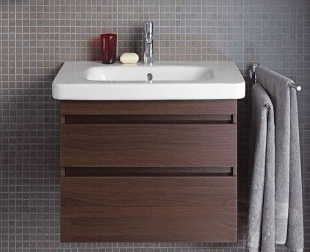 Тумба под раковину Duravit Durastyle 60 DS648005353 подвесная Тёмный каштан, артикул DS648005353