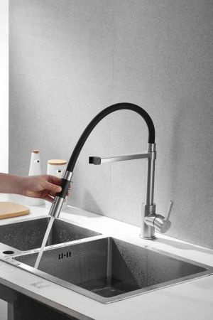 Смеситель для кухни Rose R133L, сатин, артикул R133L