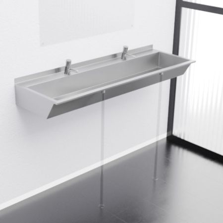 Раковина коллективная Тругор 1,2 м правая, сатин, артикул Раковина кол-ная L=1,2пра1,2