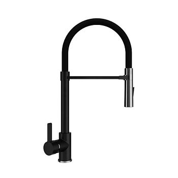 Смеситель для кухни Ulgran U-024-344, ультра-черный