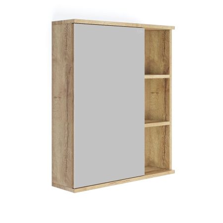 Шкаф-зеркало Onika Легран 50 дуб галифакс, универсальный, артикул 205022