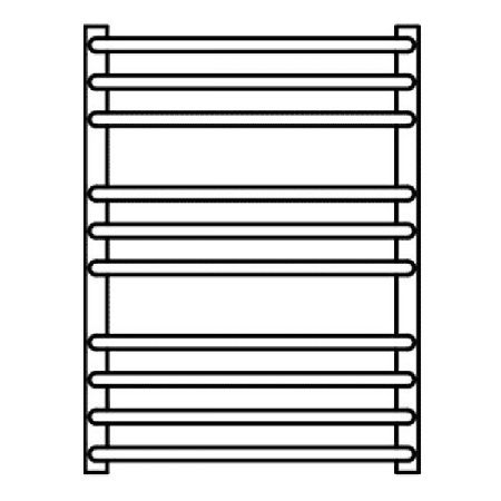Электрический полотенцесушитель Grota Forte 48х60 Хром