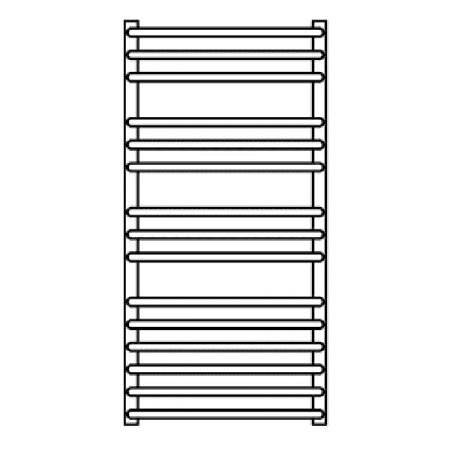 Электрический полотенцесушитель Grota Forte 48х90 Хром, артикул 