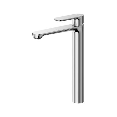 STYLUS-LC-01-W0 Смеситель для накладной раковины однорычажный, без донного клапана, хром, артикул STYLUS-LC-01-W0