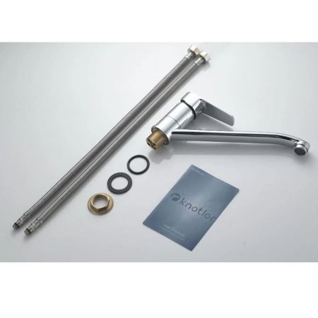 Смеситель для кухни Knotlor KN-12, хром