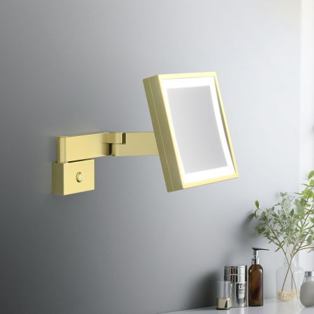 Зеркало с подсветкой Timo Selene 17074/17 золото матовое, артикул 17074/17