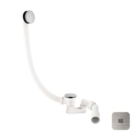 Слив-перелив, Almar, для ванны, цвет-никель брашированный/шлифованный, артикул E096003.NB