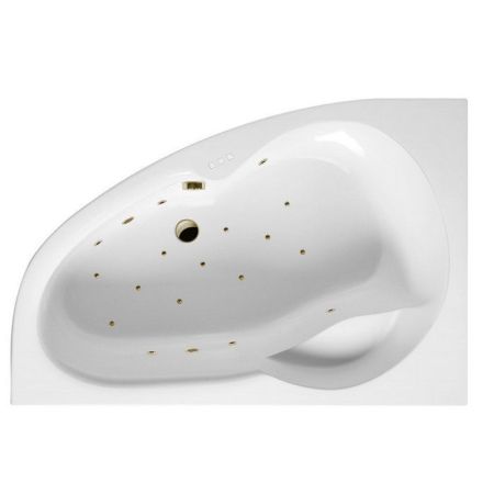 Ванна EXCELLENT Newa 160x95 (левая) "RELAX" (бронза), артикул WAEX.NEL16.RELAX.BR