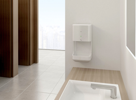 TOTO PUBLIC Сушилка для рук, 245x154x470мм, цвет: белый цена со склада нашего), артикул TYC324W