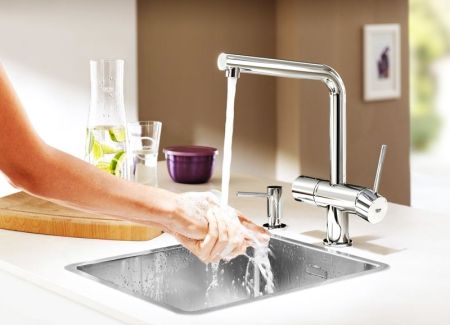 Дозатор жидкого мыла GROHE Cosmopolitan, хром, (40535000), артикул 40535000