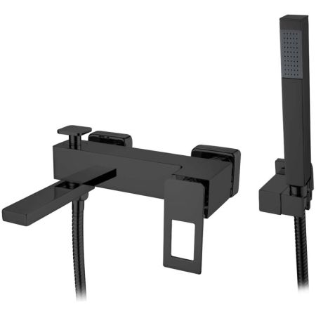 Смеситель для ванны Q BlackBlack_Комплект, артикул 143-BB