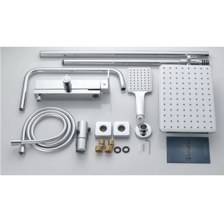 Душевая система Knotlor KN-23, хром, артикул KN-23