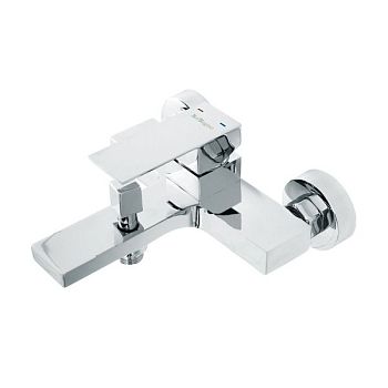 ROMANO Смеситель для ванны и душа в комплекте с ручным душем, шлангом и держателем, хром ROM-VASM-CRM