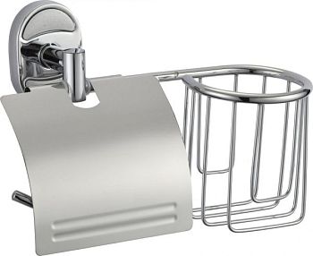 Держатель для туалетной бумаги и освежителя Savol S-L07051, хром