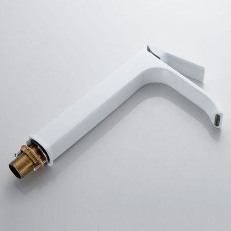 Смеситель для раковины высокий Shevanik S4011C, белый