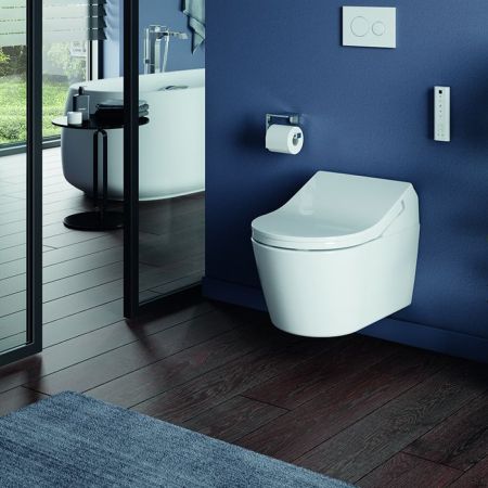 TOTO WASHLET RX EWATER+ Сиденье 383х579х146 мм, с дистанционным управлением, для унитаза CW542EY, ,цвет: белый, артикул TCF894CG#NW1
